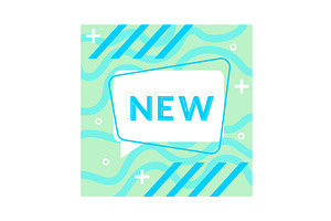 Trendy Abstract Geometric Vector, an Illustration by the8monkey