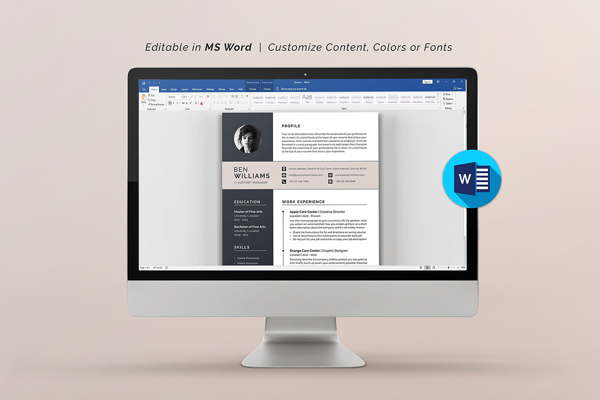Resume, a Resume Template by DesignDevisers (Photo 8 of 10)
