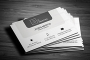 Corporate Business Card, a Business Card Template by bouncy (Thumbnail 1 of 4)