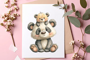 Mom and baby animals clipart, an Illustration by SinaCreation (Thumbnail 5 of 8)