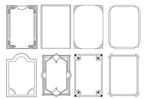 Ornamental Modern Frames