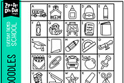 Back To School Doodle Font, a Handwritten Font by Zip-A-Dee-Doo-Dah Designs (Thumbnail 2 of 2)