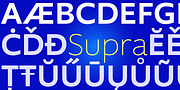 Supra, a Sans Serif Font by Wiescher-Design (Thumbnail 5 of 8)