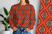 Ethnic Diamond Weave Seamless Repeat, a Pattern Graphic by Sharon Schwalbe (Thumbnail 1 of 6)
