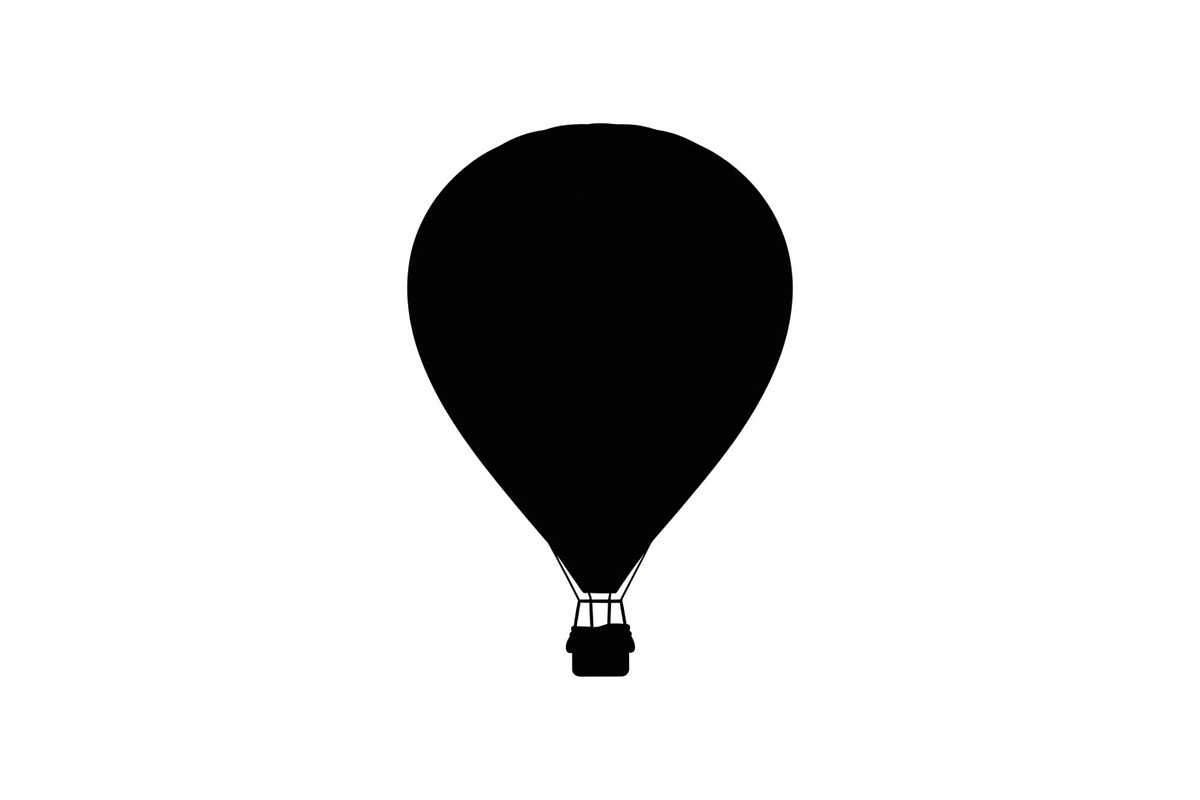 Hot Air Balloon Silhouette Bundle, an Illustration by Designer_Momina (Photo 19 of 51)