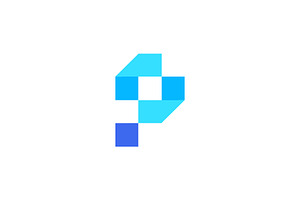 Initial Letter P Logo, a Branding & Logo Template by sancreastd.