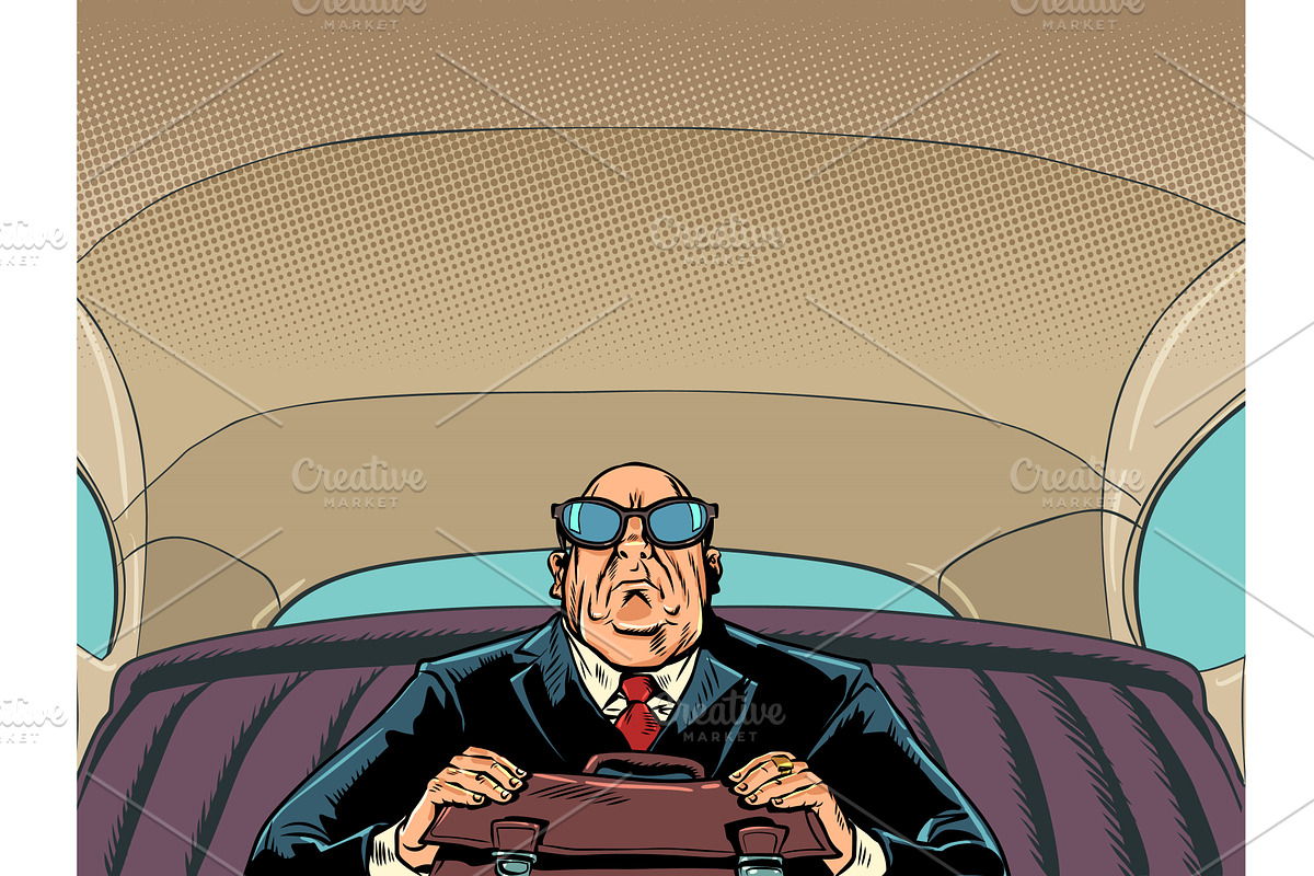 An important male businessman in, a Person Illustration by studiostoks