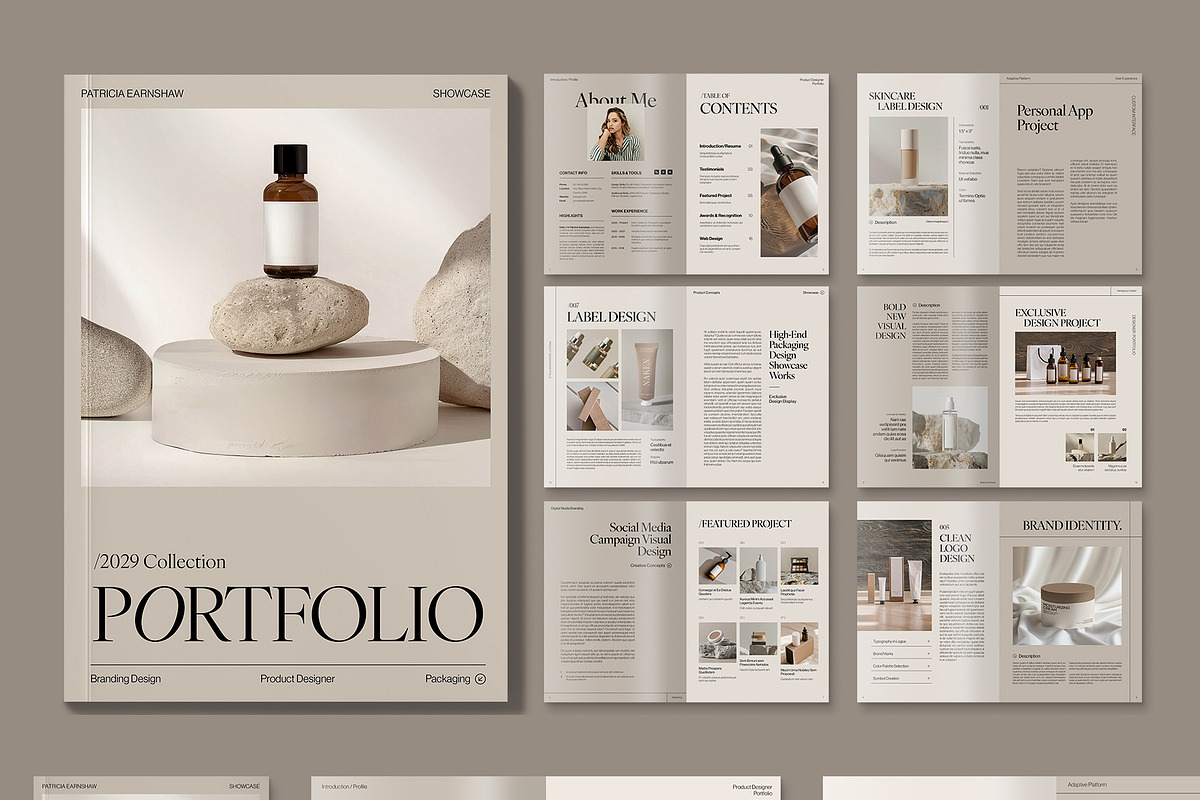 Product Designer Portfolio Template, a Brochure Template by BrandPacks (Photo 6 of 6)