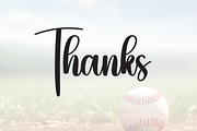 Baseball | Script Font, a Handwritten Font by Scratchones (Thumbnail 8 of 8)