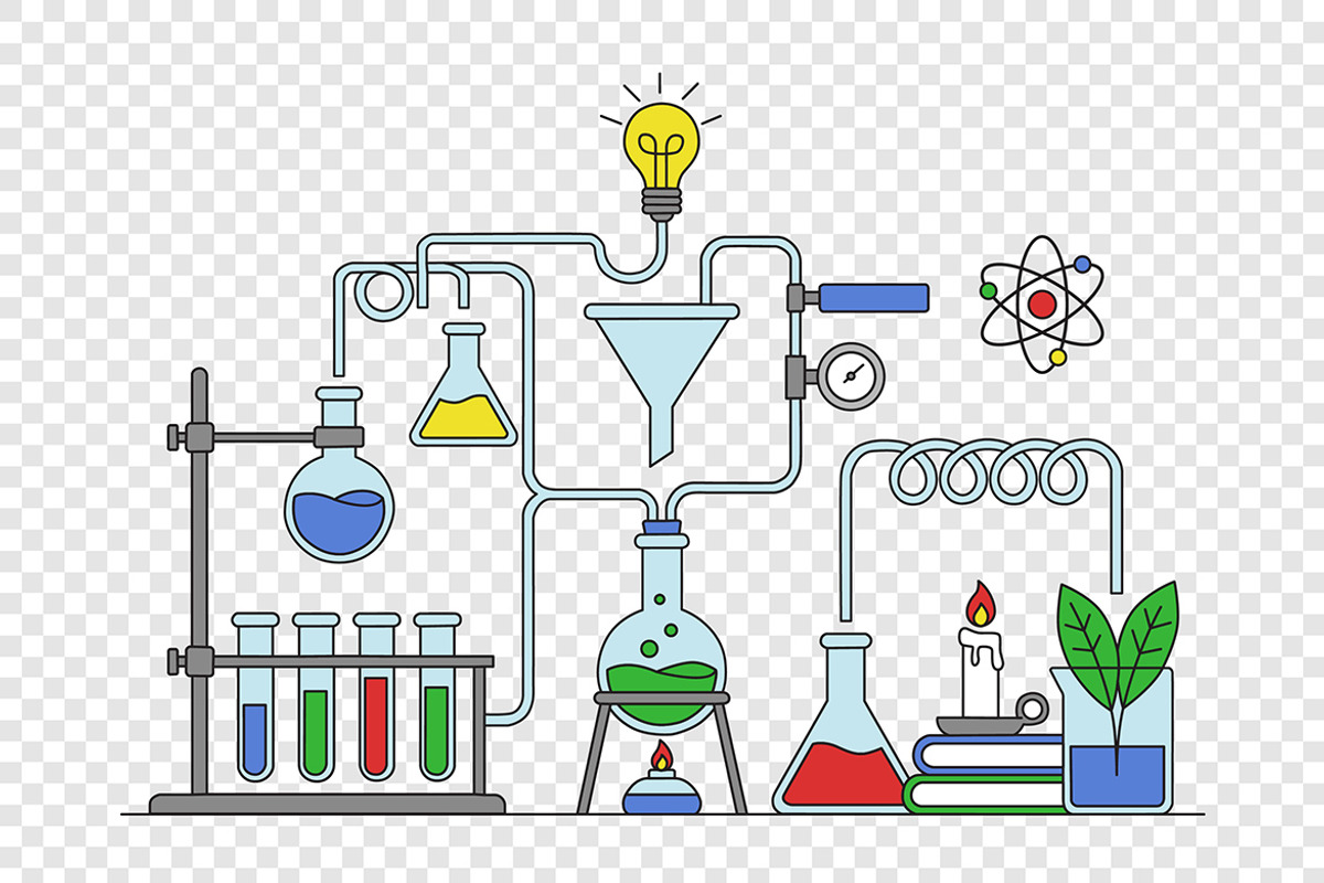 Creative Science Experiment Illustra, a Healthcare Illustration by Partikusi Design (Photo 3 of 3)