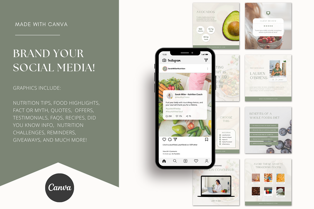 Health & Wellness Design Bundle, a Branding & Logo Template by Gebers Marketing & Design (Photo 7 of 10)