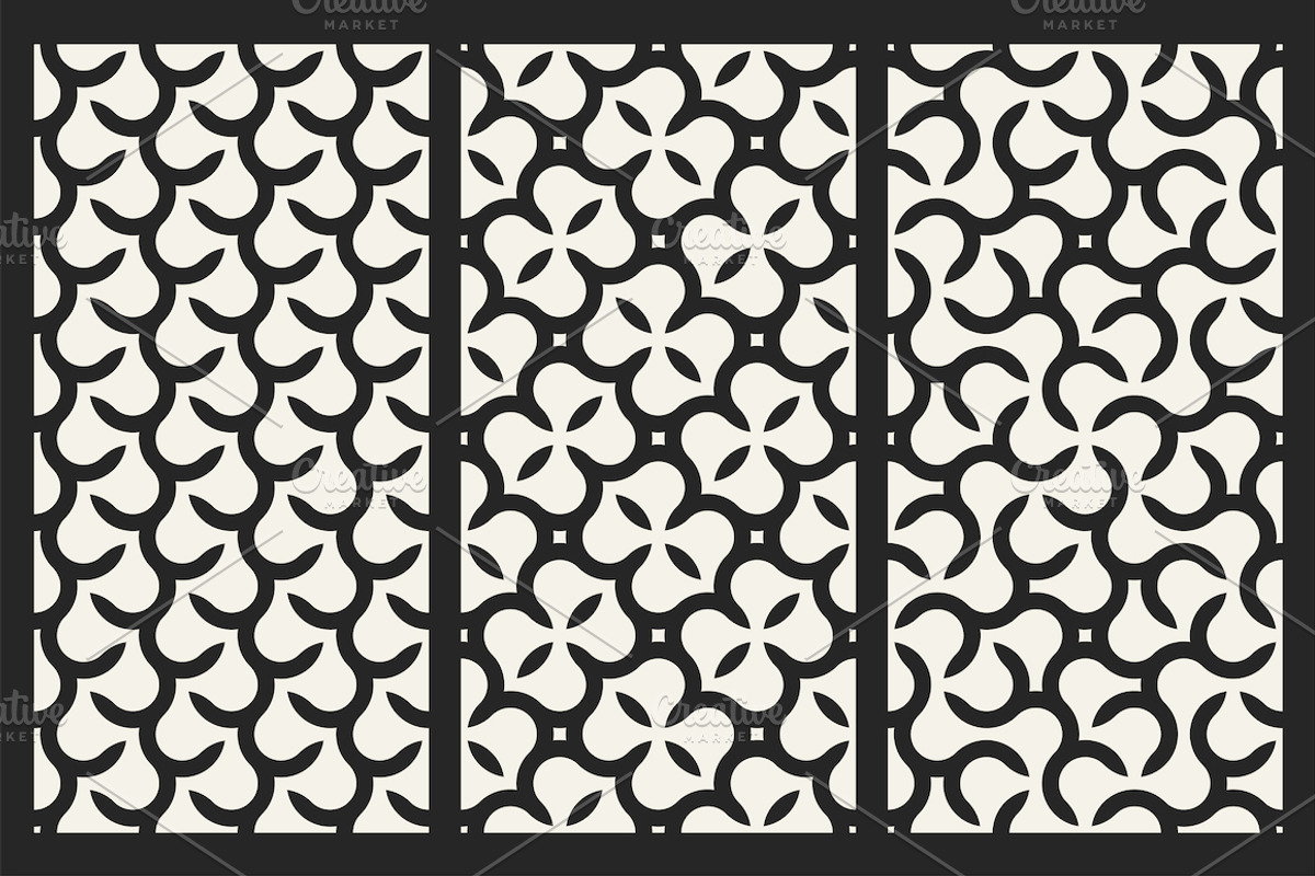 Vector seamless monochrome patterns, a Pattern Graphic by ExpressShop (Photo 7 of 10)