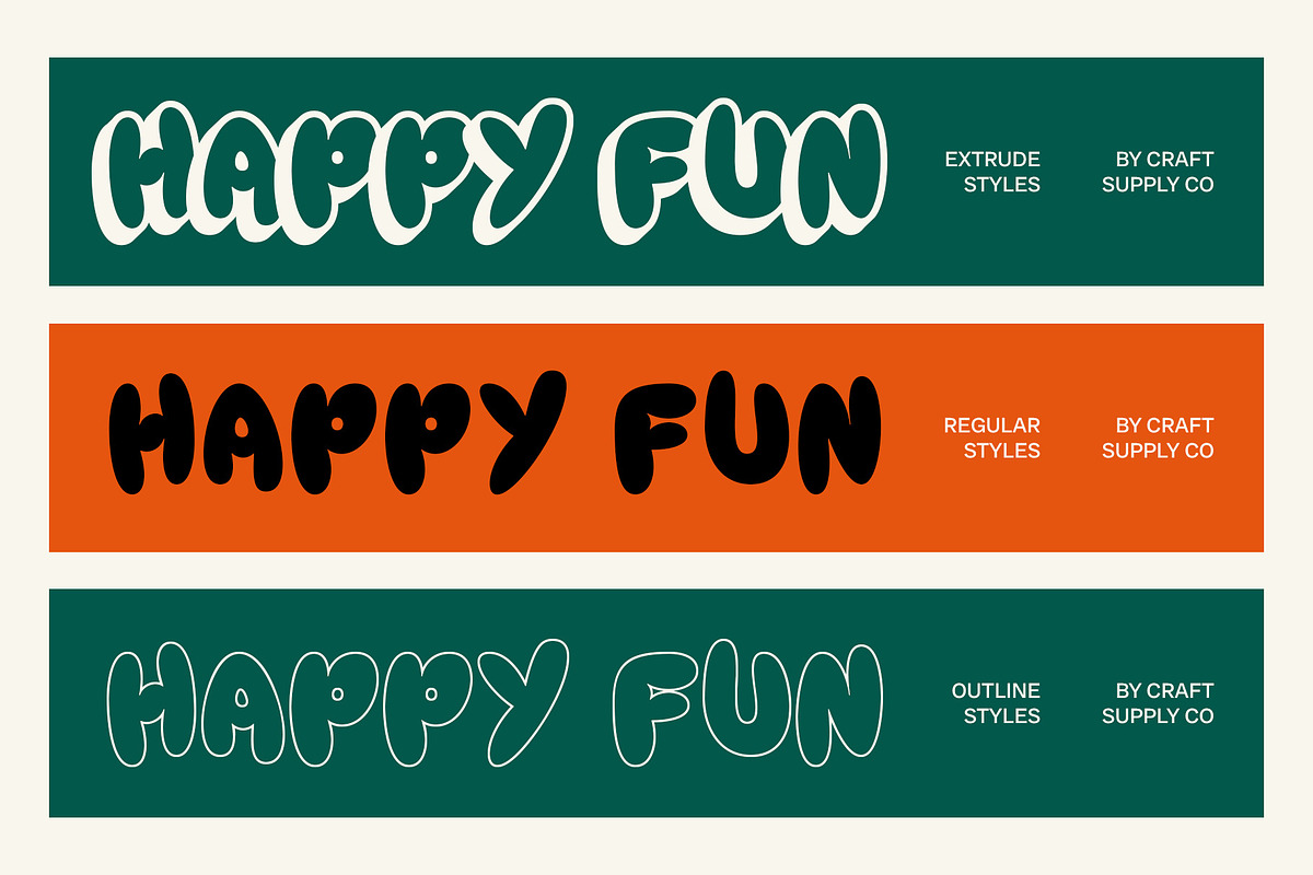 Beonty 3D, a Sans Serif Font by Craft Supply Co. (Photo 2 of 7)
