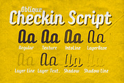 Checkin Script Family Oblique -50, a Font by Rodrigo Typo (Thumbnail 2 of 4)