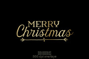 Gold Christmas Photoshop Overlays, a Graphic by Jodi Van der Kruik (Thumbnail 4 of 4)