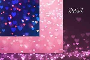 Bokeh Valentine Digital Paper