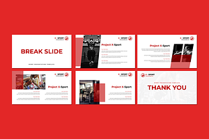 X Sport - Gym & Fitness PowerPoint