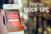 iPad & iPhone Mock-ups, an iPhone Mockup by TomAnders (Thumbnail 1 of 5)
