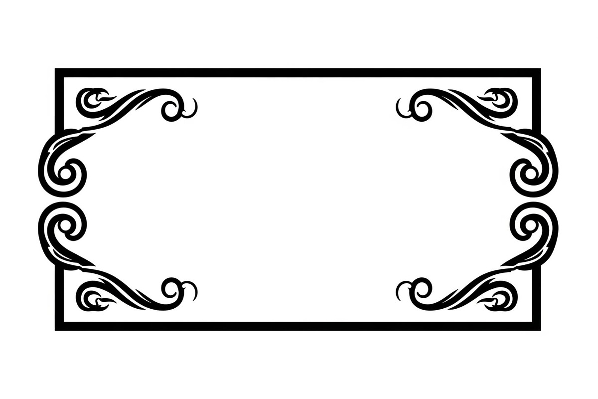 Classic Border Frame SVG Bundle, an Illustration by yasushie (Photo 3 of 28)