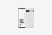 Google Pixel 8A Phone Mockup, an Android Mockup by UnicDesign (Thumbnail 10 of 15)
