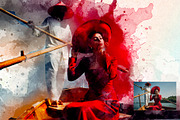 Creative Flux Watercolor PS Action, an Action Add-On by Jacpot007 (Thumbnail 3 of 5)