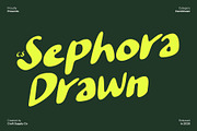 CS Sephora Drawn, a Sans Serif Font by Craft Supply Co. (Thumbnail 1 of 8)