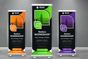 Business Roll up banner design