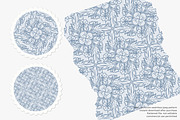 blue floral seamless pattern, a Pattern Graphic by Pink Studio Art (Thumbnail 2 of 4)