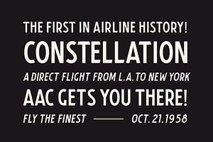 Airfare Font