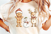Cute Christmas clipart, an Animal Illustration by DreamCafeArt (Thumbnail 6 of 6)