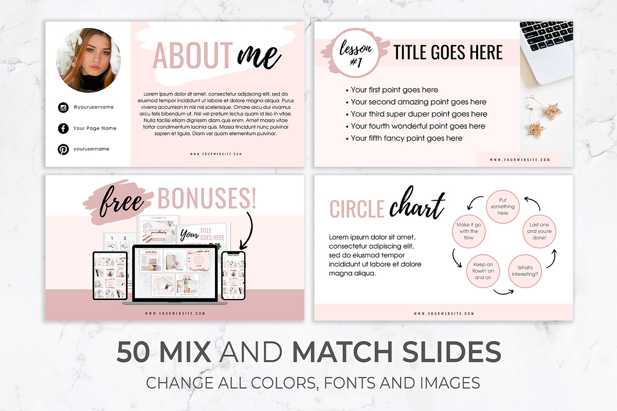 Webinar & Course Slide Deck Template, a Magazine Template by Thirty One Palms Studio (Photo 2 of 10)