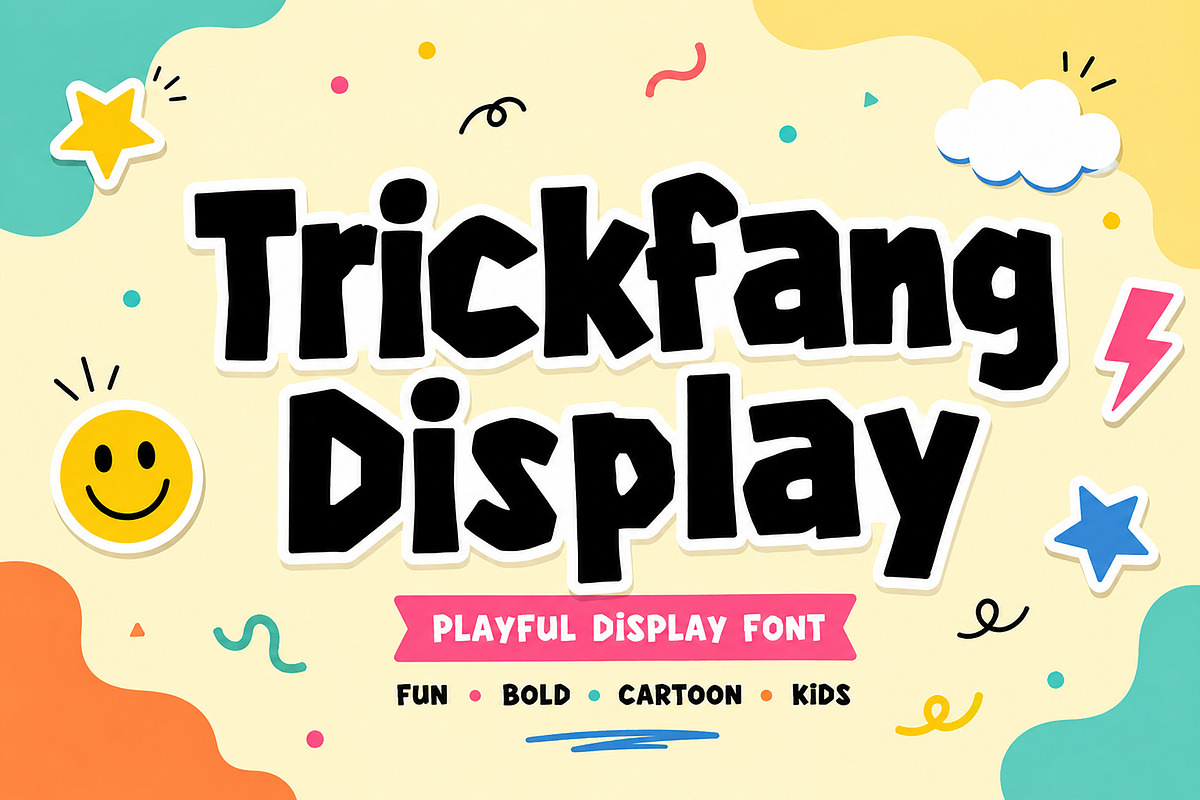 Trickfang Display, a Slab Serif Font by Wow Magic (Photo 1 of 4)