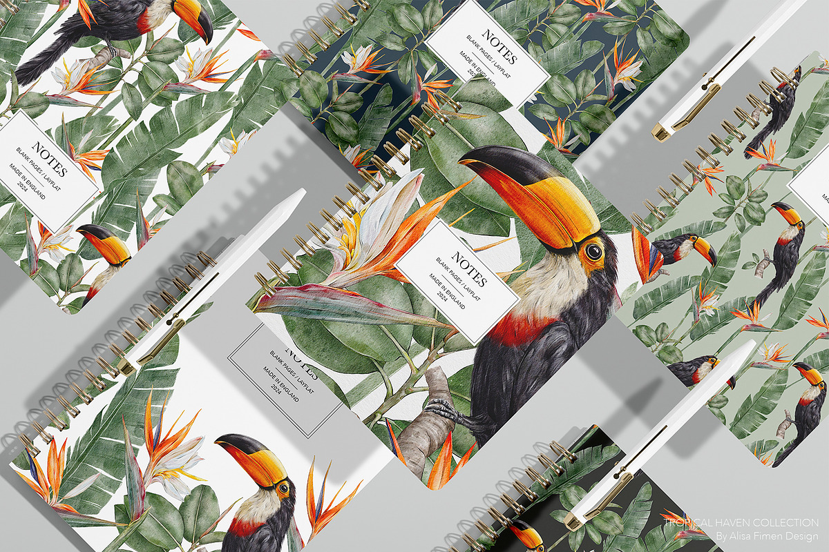 Tropical Haven I Premium Collection, a Pattern Graphic by Alisa Fimen Design (Photo 2 of 11)