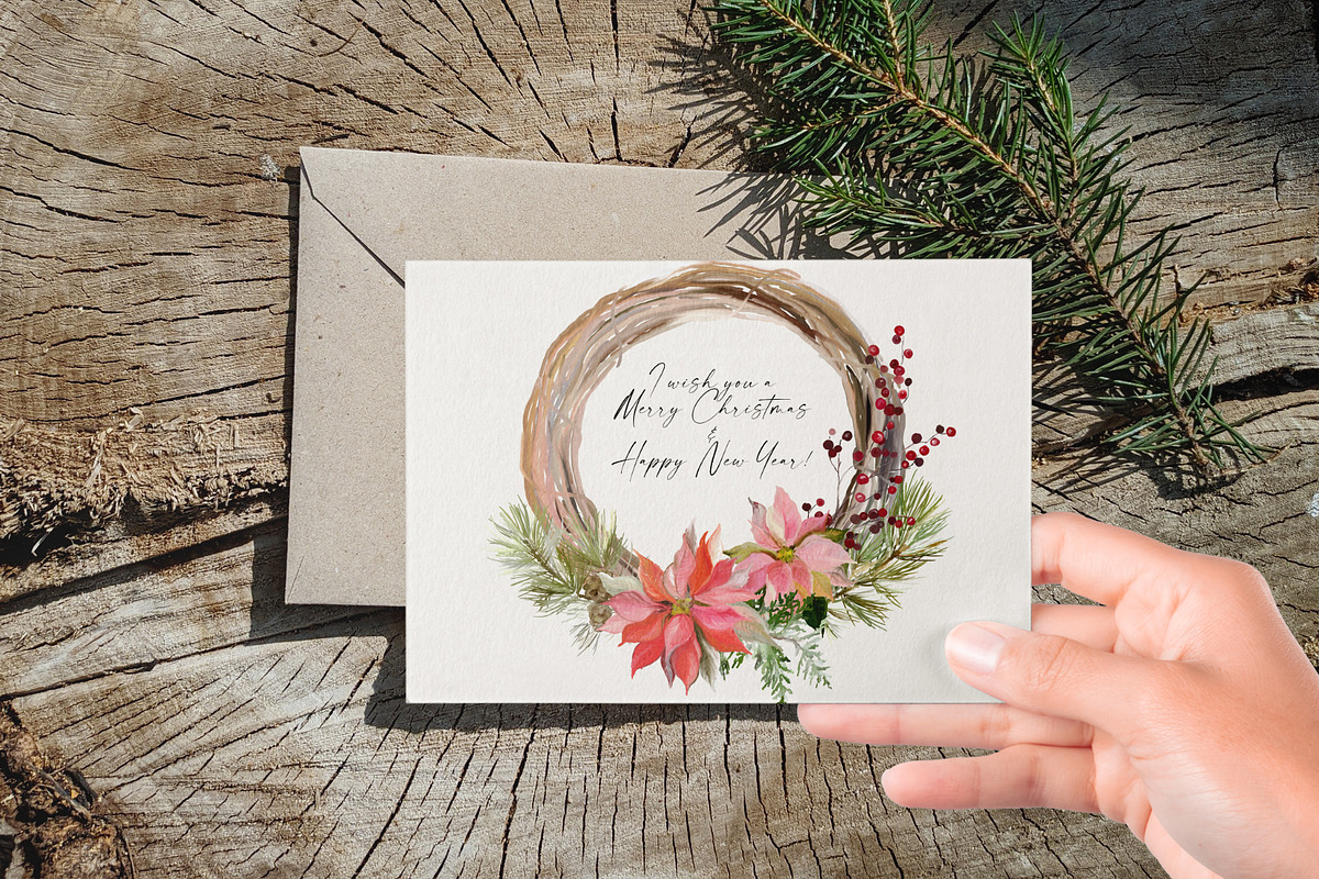 Christmas holiday clipart, a Seasonal Illustration by Vasmila (Photo 8 of 12)