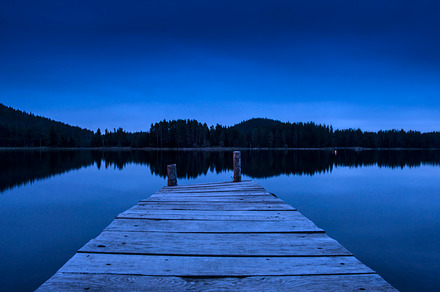 Pier on a lake, a Nature Photo by DegImages