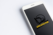 Excavator logo designs, a Branding & Logo Template by Lucky Creative (Thumbnail 2 of 4)