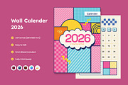 Playful Academic Wall Calendar, a Stationery Template by twinstd (Thumbnail 1 of 3)