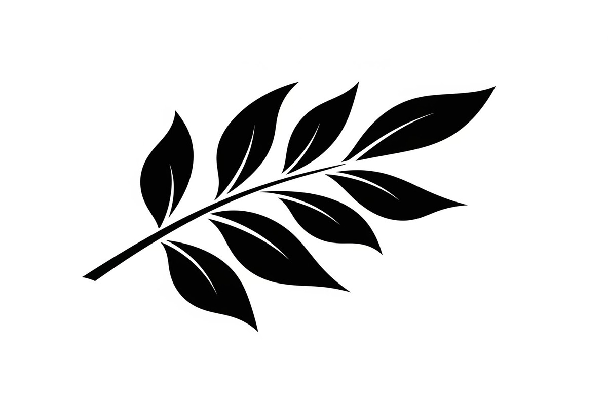 Botanical Leaf Silhouette Bundle, an Illustration by Creativeshirt (Photo 38 of 51)