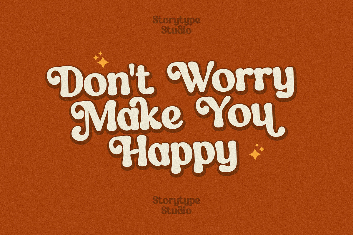 Muloka Kerash Chunky Retro Font, a Sans Serif Font by Storytype Studio (Photo 5 of 15)