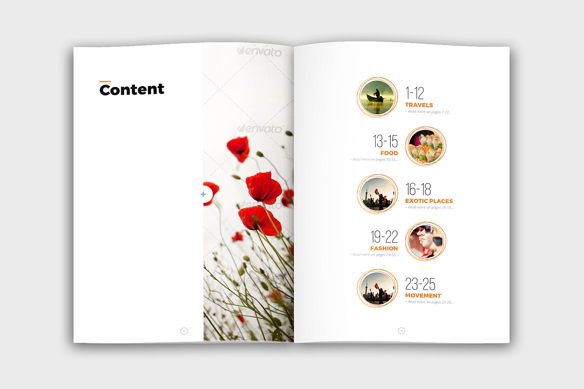 Fun Circular Vertical Booklet, a Brochure Template by velvetmade.designs (Photo 2 of 14)