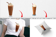 Chocolate Milkshake Clipart, an Object Graphic by Artnoy (Thumbnail 3 of 5)