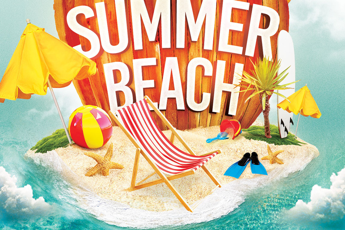 Summer Beach party, a Flyer Template by darkmonarch (Photo 4 of 4)