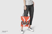Tote Bag Mockup, a Household Mockup by WebAndCat (Thumbnail 5 of 10)