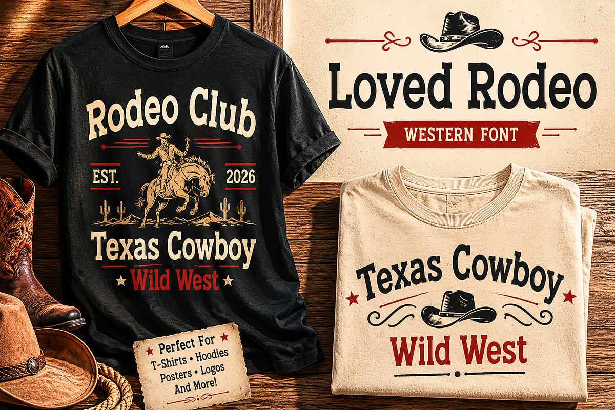 Loved Rodeo, a Slab Serif Font by Wow Magic (Photo 5 of 6)