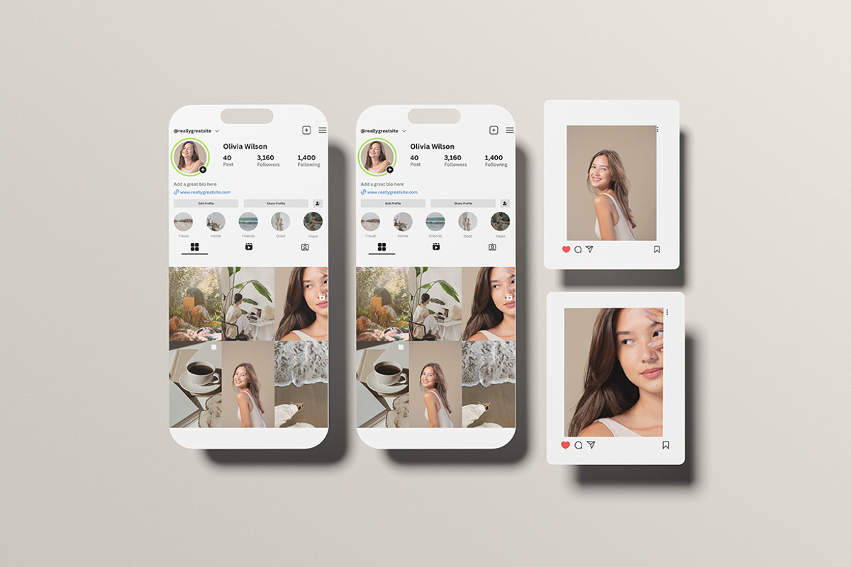 Social Media Post Mockup, an iPhone Mockup by swsi-studio (Photo 3 of 5)