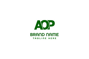 Letter AOP Logo Design Vector, a Branding & Logo Template by Abir Hossain Waffi