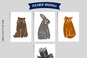CUTE ANIMALS | Linocut | Vintage, an Animal Illustration by Mii Lab (Thumbnail 11 of 11)