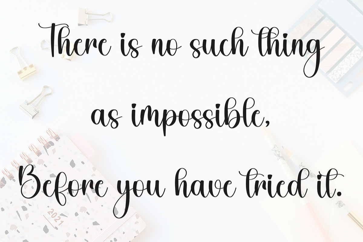 Deary, a Handwritten Font by FreshTypeINK (Photo 8 of 8)