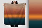 Gradient Classic Teal and Beige, a Background Graphic by Sharon Schwalbe (Thumbnail 3 of 5)