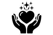 Flower Love Heart Silhouette, an Object Graphic by Gfx_Store (Thumbnail 9 of 15)